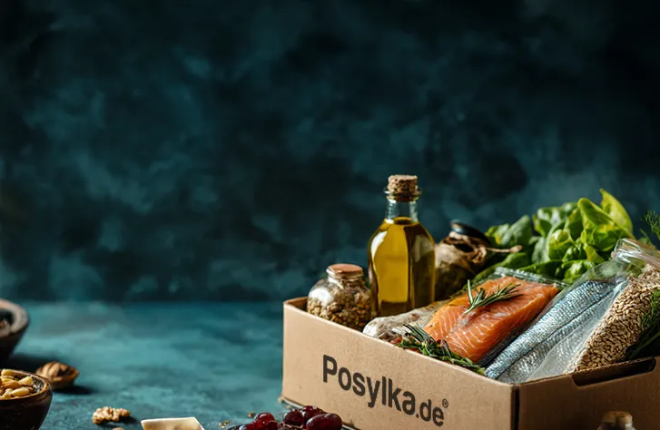 Lebensmittel auf Posylka.de