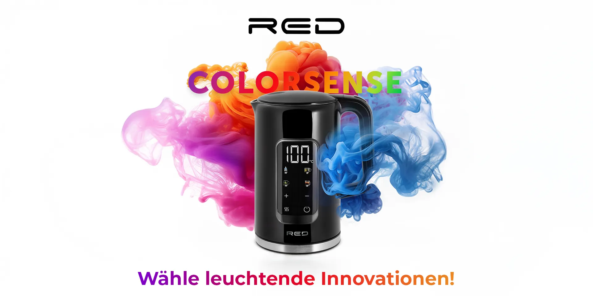 Wasserkocher 1,7L  RED COLORSENSE,  A11E 