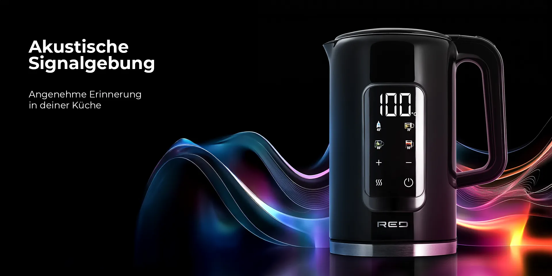 Wasserkocher 1,7L  RED COLORSENSE,  A11E 