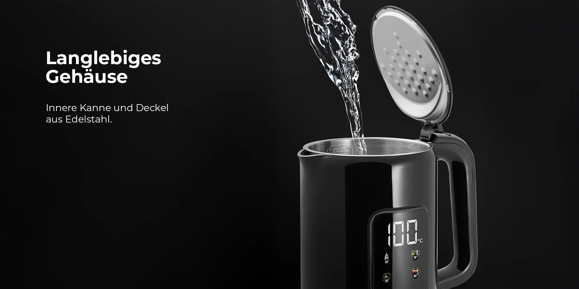 Wasserkocher 1,7L  RED COLORSENSE,  A11E 