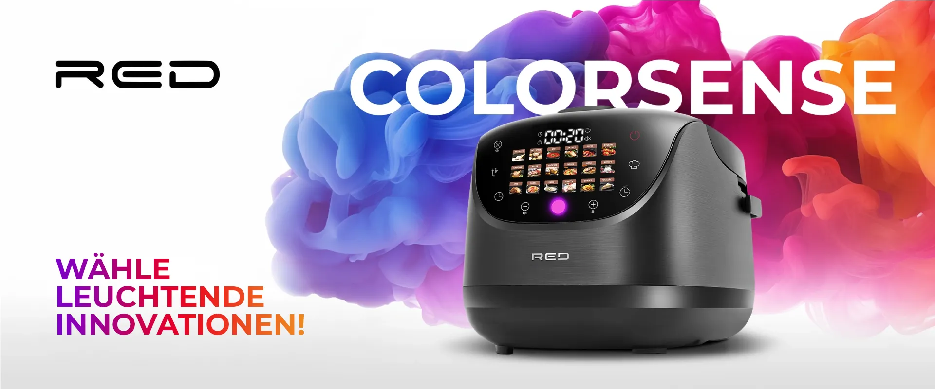 Multikocher  RED COLORSENSE - MC200 DE, (deutsch) 5 L