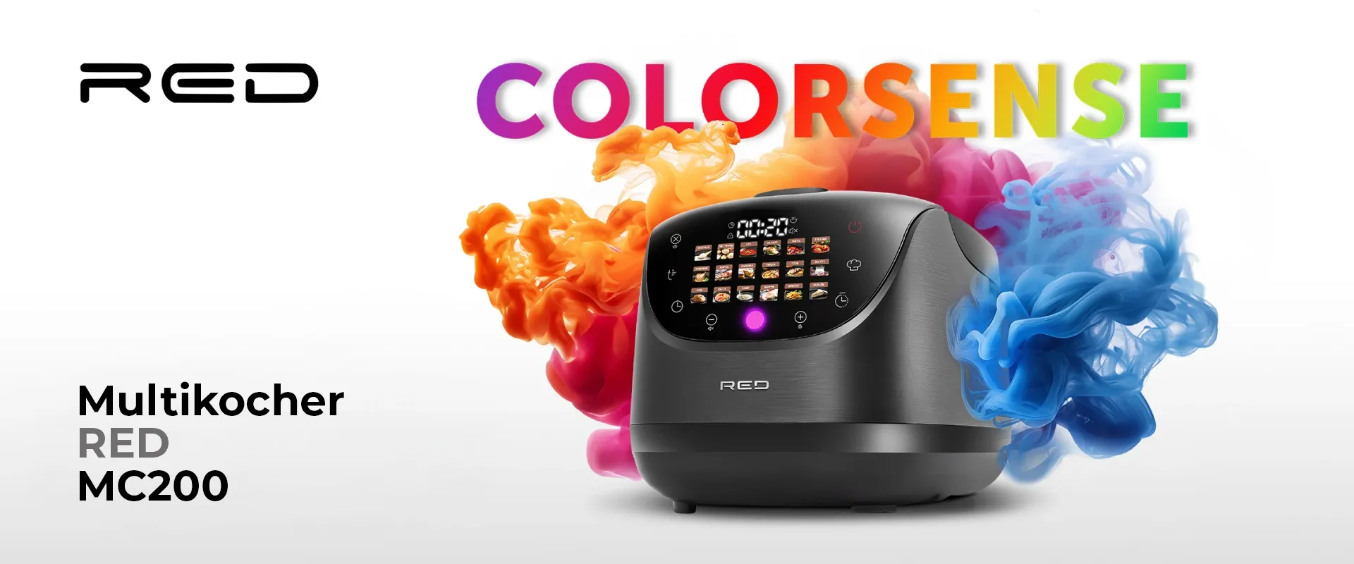 Multikocher  RED COLORSENSE - MC200 DE, (deutsch) 5 L