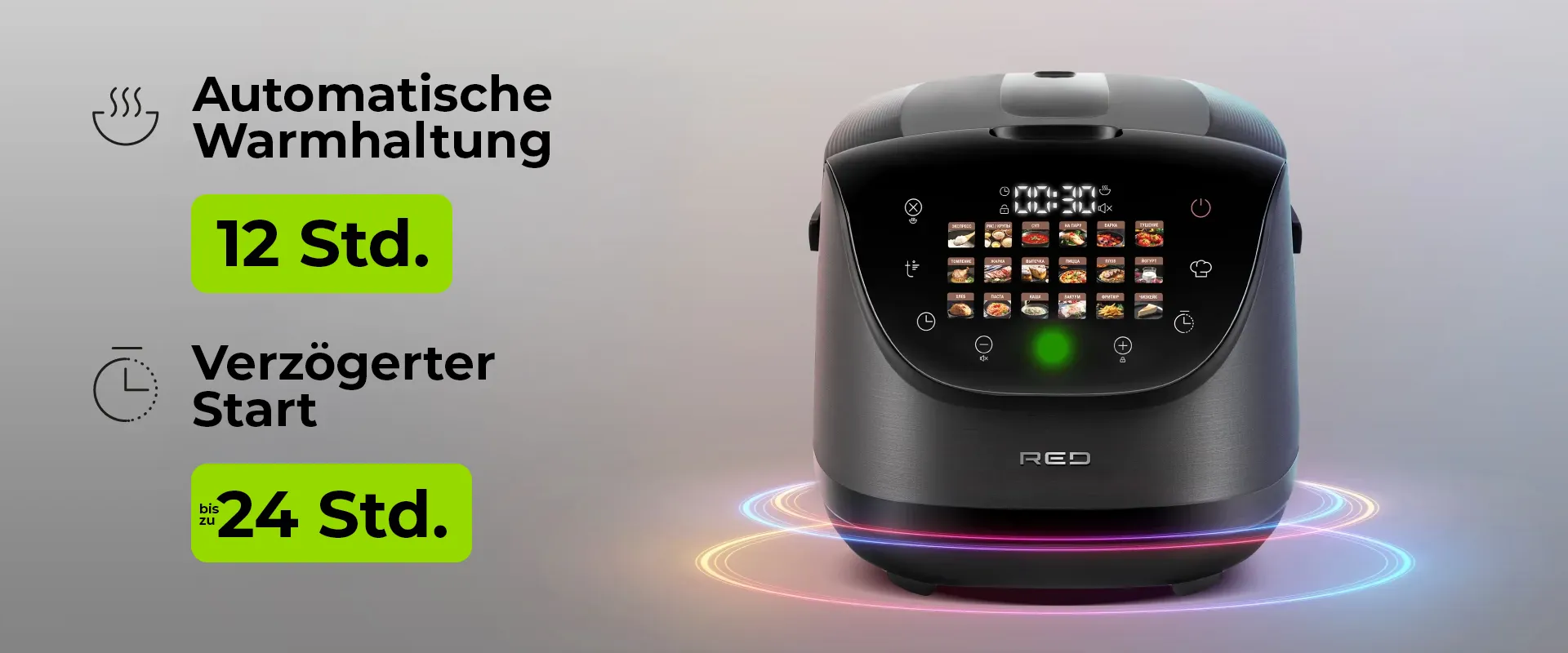 Multikocher  RED COLORSENSE - MC200 DE, (deutsch) 5 L